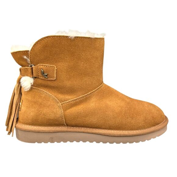 Koolaburra by UGG Shoes - Koolaburra X UGG Women’s Jaelyn Mini Brown Suede Winter Boot Size US 10
